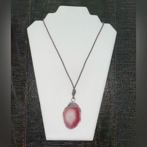 Agate Slice Necklace